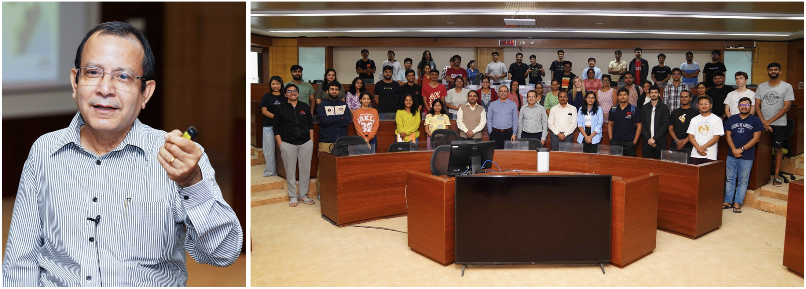 Mr. Syed Azfar Hussain, Senior Vice President, Bajaj Finserv, and Mr. Marulasidda, Director of HR, Nexteer Automotive, addressed PGP-2 students, as part of the Managing Career Success & Transitions (MCST) course offered by Prof. Gopal Mahapatra, faculty in the OB&HRM area, on 20th February 2025.